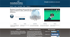 Desktop Screenshot of consultants-on-line.com