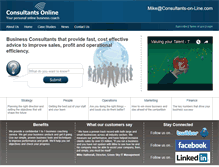 Tablet Screenshot of consultants-on-line.com